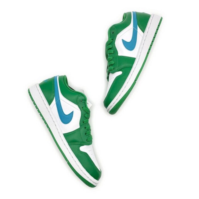 NIKE AIR JORDAN 1 LOW LUCKY GREEN DC0774 304 - Image 5