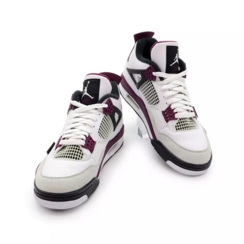 NIKE AIR JORDAN 4 RETRO PSG PARIS SAINT GERMAIN CZ5624 100 - Image 5