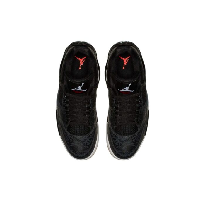 NIKE AIR JORDAN 4 RETRO LASER BLACK GUM CI1184 001 - Image 5