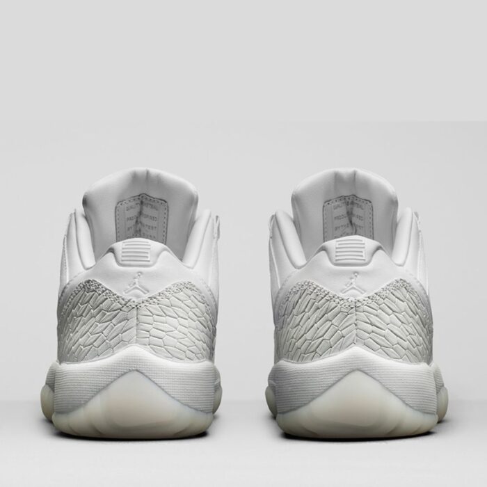 NIKE AIR JORDAN 11 RETRO LOW HEIRESS PURE PLATINUM GS 897331 100 - Image 5