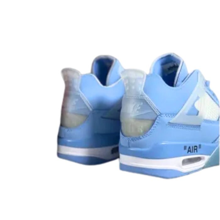 NIKE AIR JORDAN 4 RETRO X OW ICE BLUE - Image 5