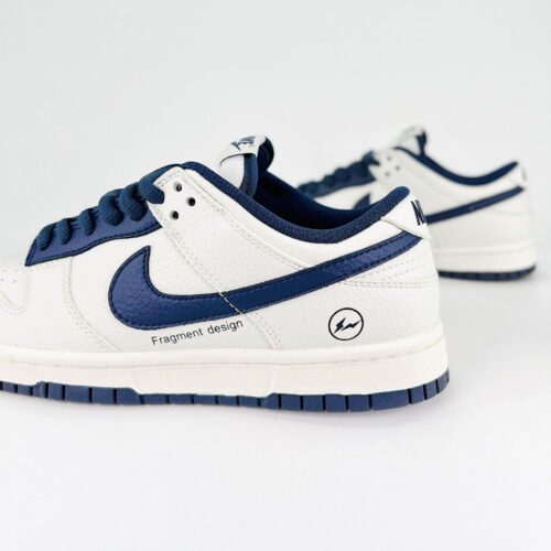 NIKE DUNK SB LOW X FRAGMENT DESIGN WHITE NAVY - Image 5
