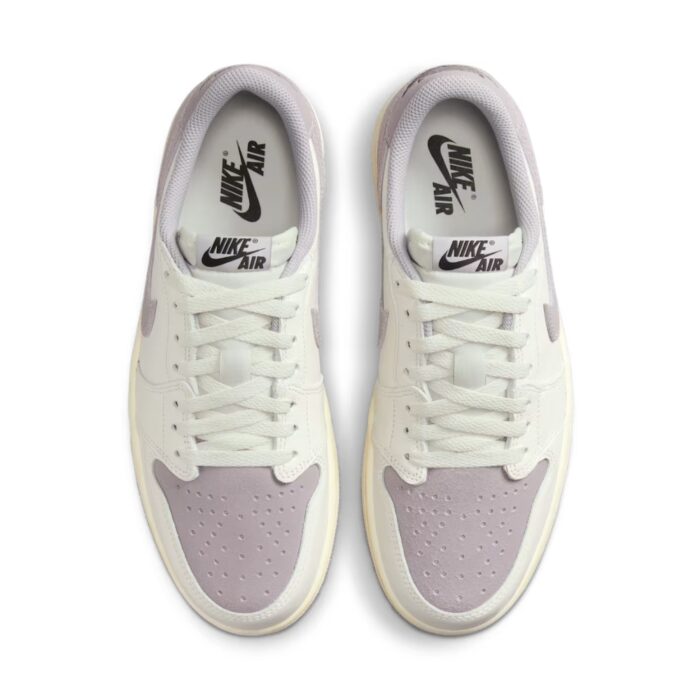 NIKE AIR JORDAN 1 LOW OG ATMOSTPHERE GREY SAIL BLACK CZ0790 101 - Image 4