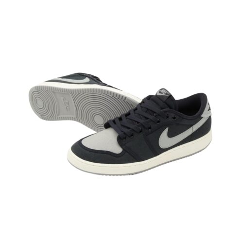 NIKE AIR JORDAN 1 KO LOW SHADOW BLACK SAIL MEDIUM GREY DX498 002 - Image 4