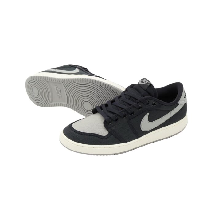 NIKE AIR JORDAN 1 KO LOW SHADOW BLACK SAIL MEDIUM GREY DX498 002 - Image 4