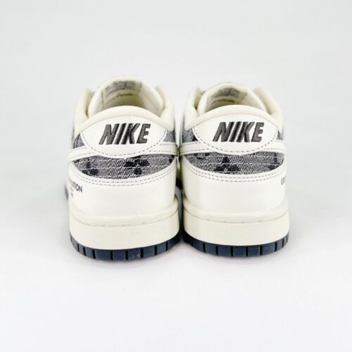 Nike SB Dunk Low X Louis Vuitton Grey White - Image 7