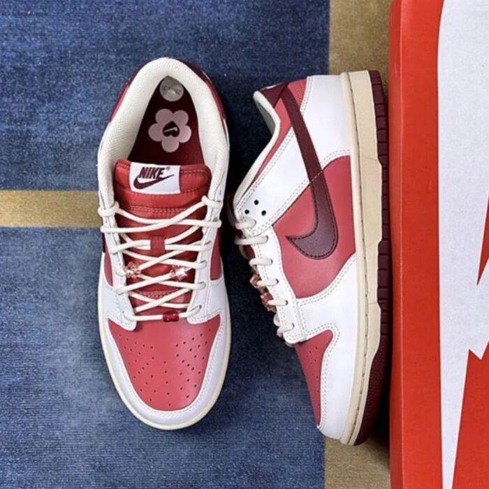 NIKE DUNK LOW VALENTINE’S DAY PINK WHITE HF0736 161 - Image 7