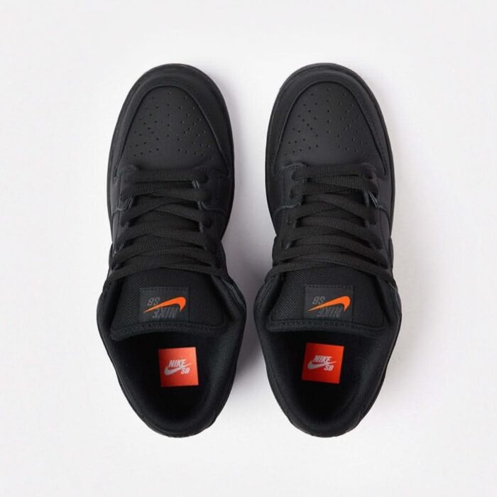 NIKE SB DUNK LOW PRO ISO TRIPLE BLACK FJ1674 001 - Image 3