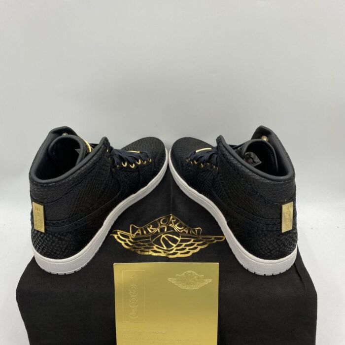 NIKE AIR JORDAN 1 RETRO PINNACLE BLACK 705075 030 - Image 6