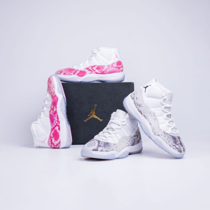 NIKE AIR JORDAN 11 RETRO OVO PINK SNAKESKIN HO16 MNJDLS 281 - Image 6