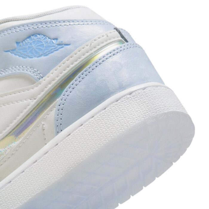 NIKE AIR JORDAN 1 MID SE GLITTER SWOOSH FQ9117 400 - Image 6