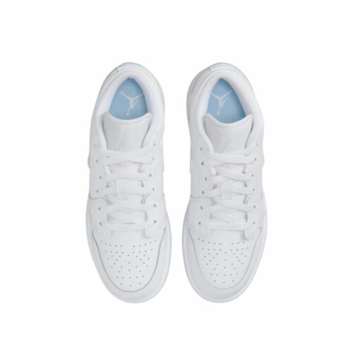 NIKE AIR JORDAN 1 LOW GLITTER SWOOSH FQ9112 100 - Image 6