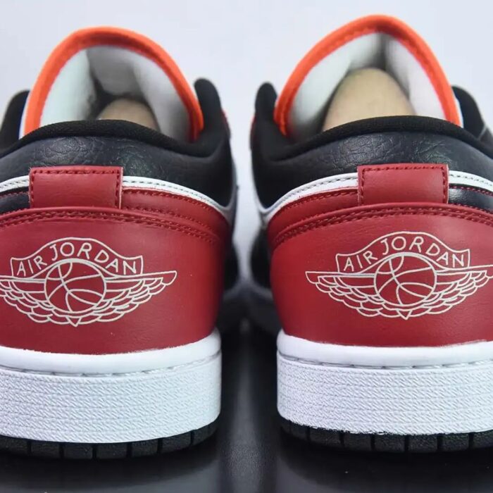 NIKE AIR JORDAN 1 LOW FLAMING SWOOSH FJ7222 101 - Image 6