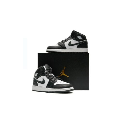NIKE AIR JORDAN 1 MID SE PANDA ELEPHANT FB9911 001 - Image 2