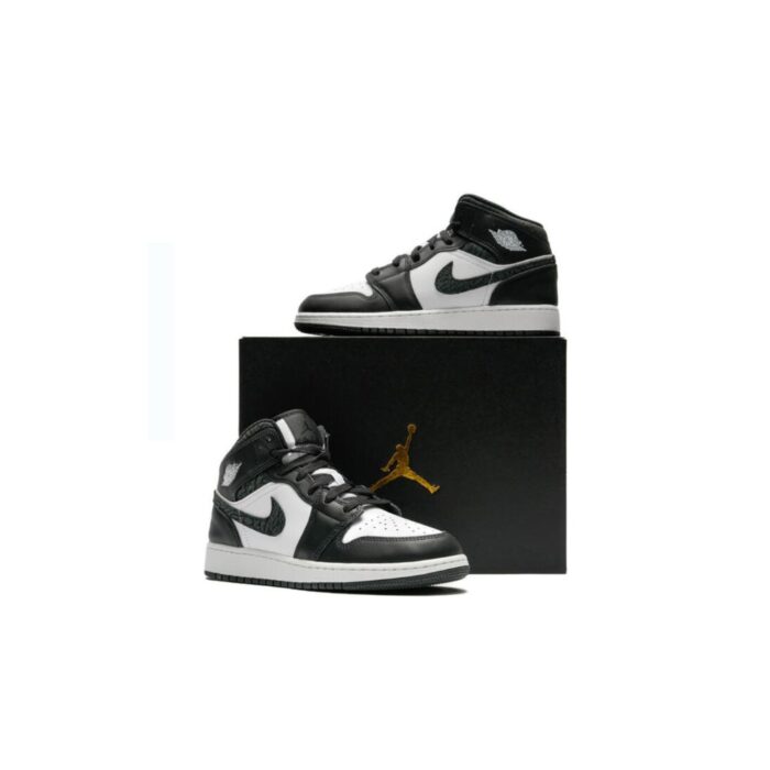 NIKE AIR JORDAN 1 MID SE PANDA ELEPHANT FB9911 001 - Image 2