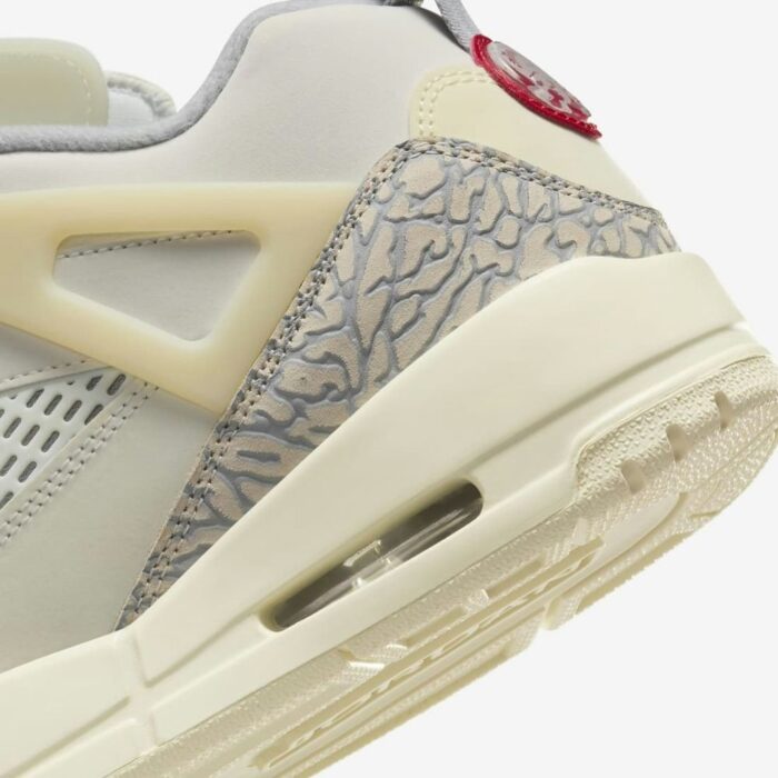NIKE AIR JORDAN SPIZIKE LOW SAIL UNIVERSITY RED FQ1759 100 - Image 7