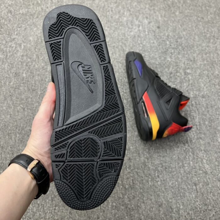 NIKE AIR JORDAN 4 X J BALVIN GRADIENT RAINBOW AQ0344 001 - Image 4
