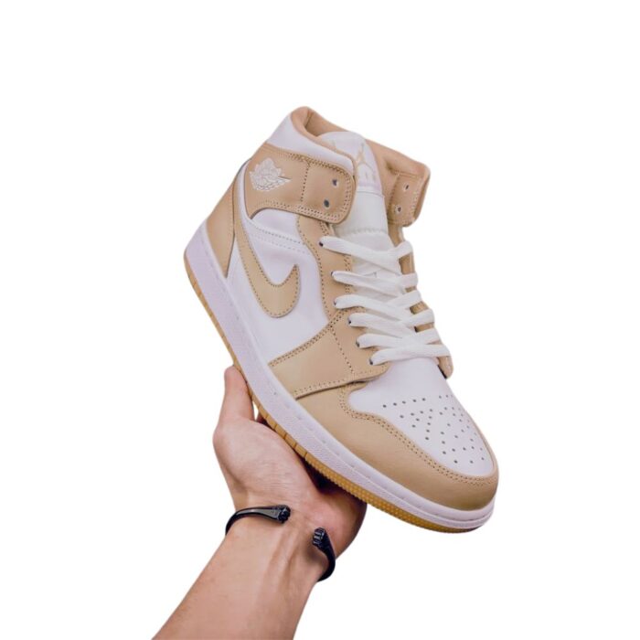 NIKE AIR JORDAN 1 MID TAN GUM 554724 271 - Image 6