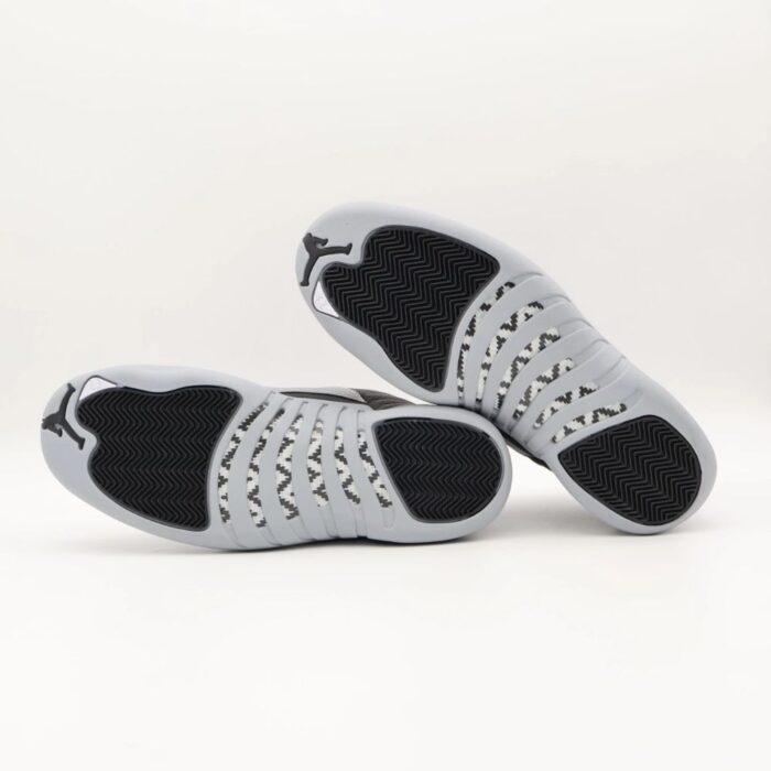 NIKE AIR JORDAN 12 BARONS BLACK WOLF GREY WHITE CT8013 010 - Image 6