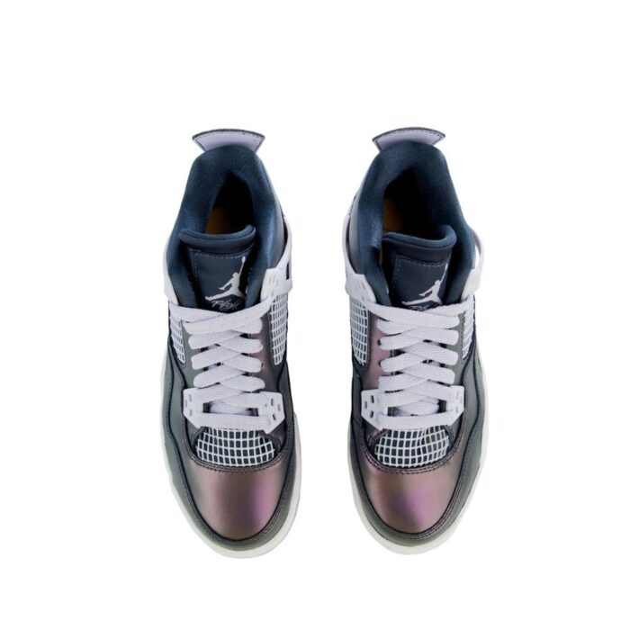 NIKE AIR JORDAN 4 RETRO MONSOON BLUE GS BQ9043 400 - Image 6