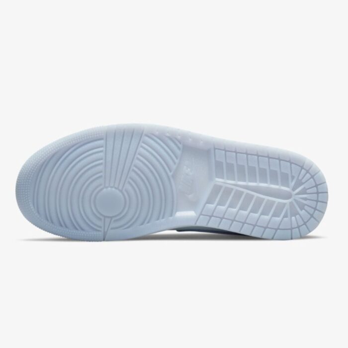 NIKE AIR JORDAN 1 MID WOLF GREY ALUMINUM BQ6472 105 - Image 6