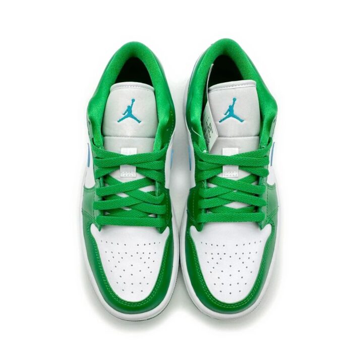 NIKE AIR JORDAN 1 LOW LUCKY GREEN DC0774 304 - Image 6