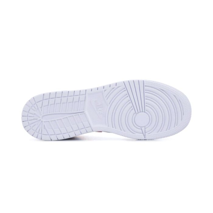 NIKE AIR JORDAN 1 MID WHITE TOPAZ MIST GS 555112 104 - Image 6