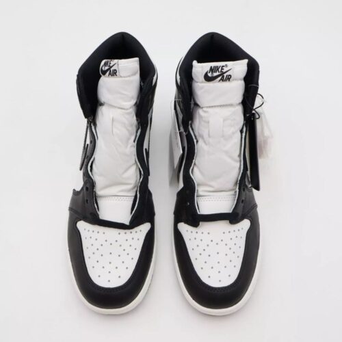 NIKE AIR JORDAN 1 OG WHITE BLACK 1985 - Image 6
