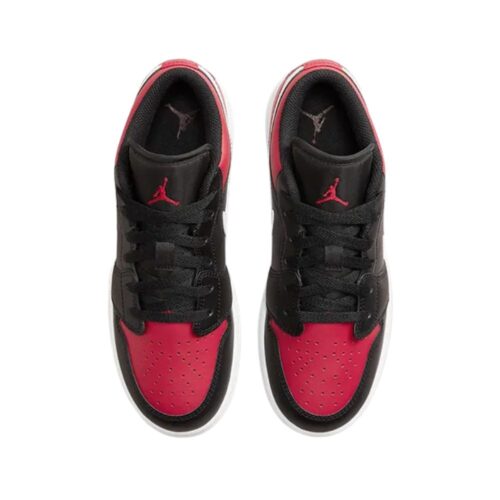 NIKE AIR JORDAN 1 LOW ALTERNATE BRED TOE 553558-066 - Image 6