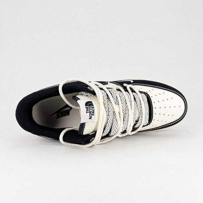 NIKE AIR FORCE 1 X THE NORTH FACE BLACK WHITE - Image 6