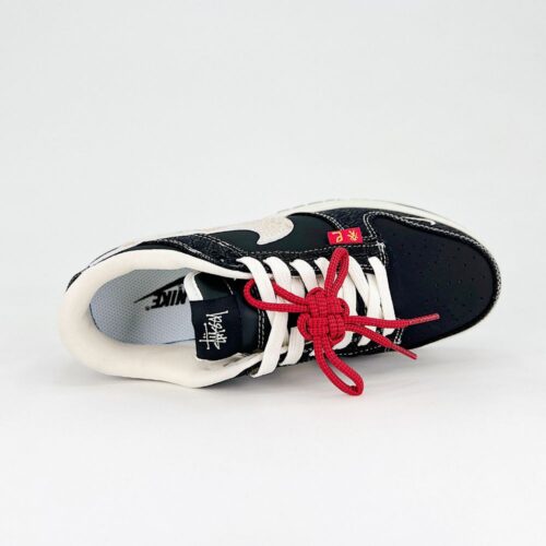 Nike SB Dunk Low X Stussy Year OF The Snake Black White - Image 6