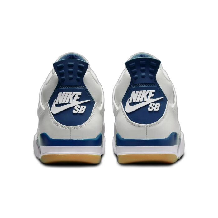 NIKE AIR JORDAN 4 SUMMIT WHITE NAVY NEUTRAL GREY GUM YELLOW VARSITY RED DR5415 100 - Image 4