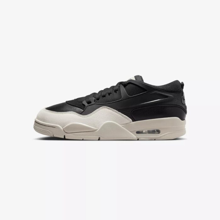 NIKE AIR JORDAN 4 RM BLACK DARK GREY LIGHT BONE FQ7939 001 - Image 2
