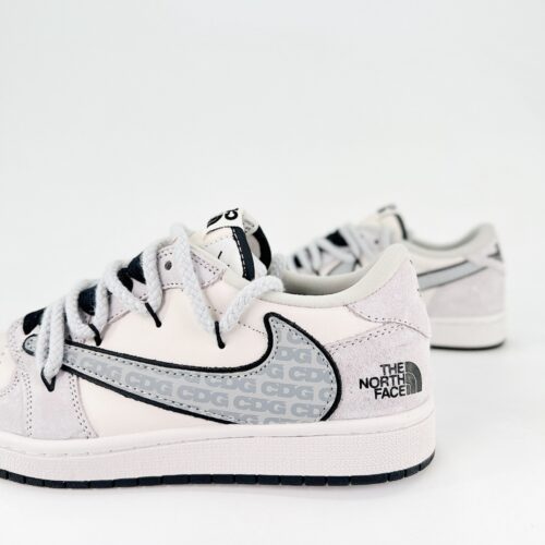 NIKE AIR JORDAN 1 LOW X TRAVIS SCOTT X FRAGMENT DESIGN OG SP DARK GRAY WHITE - Image 3