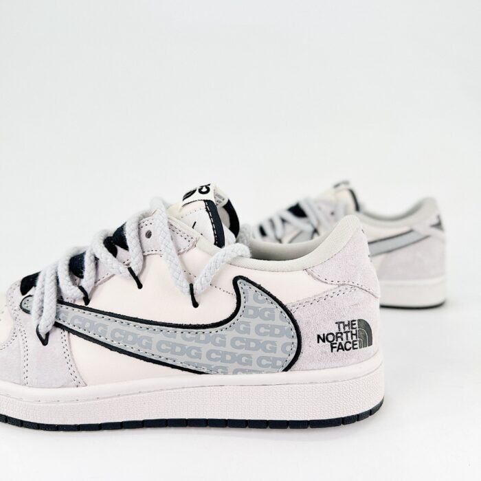 NIKE AIR JORDAN 1 LOW X TRAVIS SCOTT X FRAGMENT DESIGN OG SP DARK GRAY WHITE - Image 3