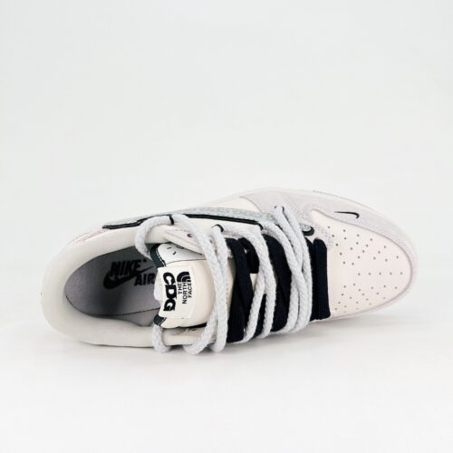 NIKE AIR JORDAN 1 LOW X TRAVIS SCOTT X FRAGMENT DESIGN OG SP DARK GRAY WHITE - Image 4