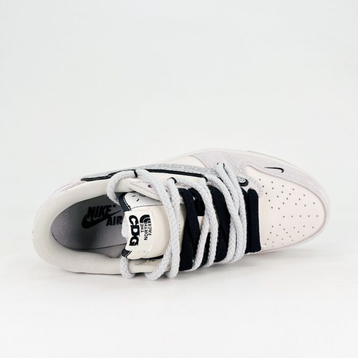 NIKE AIR JORDAN 1 LOW X TRAVIS SCOTT X FRAGMENT DESIGN OG SP DARK GRAY WHITE - Image 4