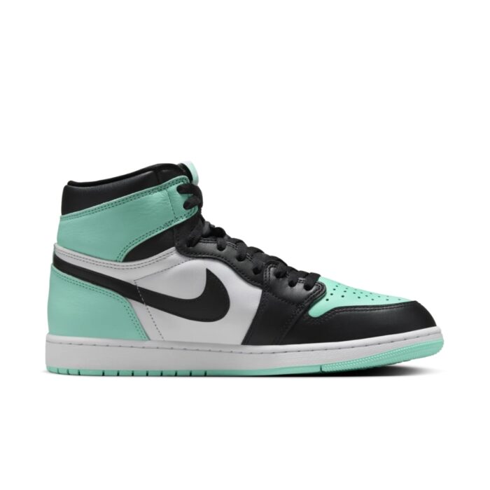 NIKE AIR JORDAN 1 RETRO HIGH OG GREEN GLOW WHITE BLACK DZ5485 130 - Image 2