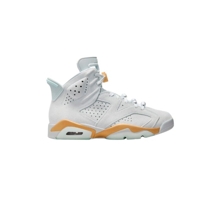NIKE AIR JORDAN 6 RETRO CRAFT PARIS OLYMPICS PEARL PURE PLATINUM GLACIER BLUE MTLC GOLD COCONUT MILK DQ4914 074 - Image 2