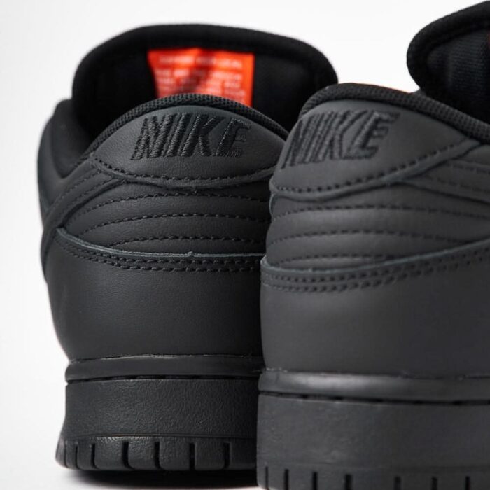 NIKE SB DUNK LOW PRO ISO TRIPLE BLACK FJ1674 001 - Image 8