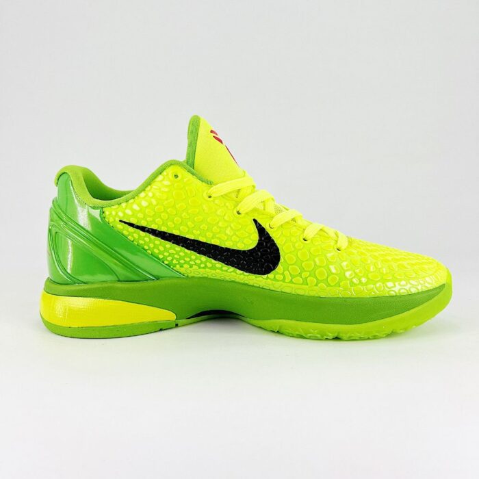 NIKE KOBE 6 PROTRO GRINCH GREEN APPLE VOLT CRIMSON BLACK CW2190 300 - Image 6