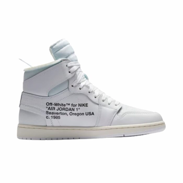 NIKE AIR JORDAN 1 RETRO HIGH X OW WHITE AQ0818 100 - Image 2