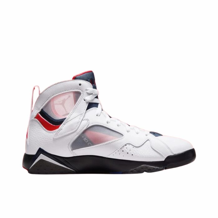 NIKE AIR JORDAN 7 RETRO PARIS SAINT GERMAIN WHITE COLLEGE NAVY SPORT ROYAL UNIVERSITY RED CZ0789 105 - Image 2