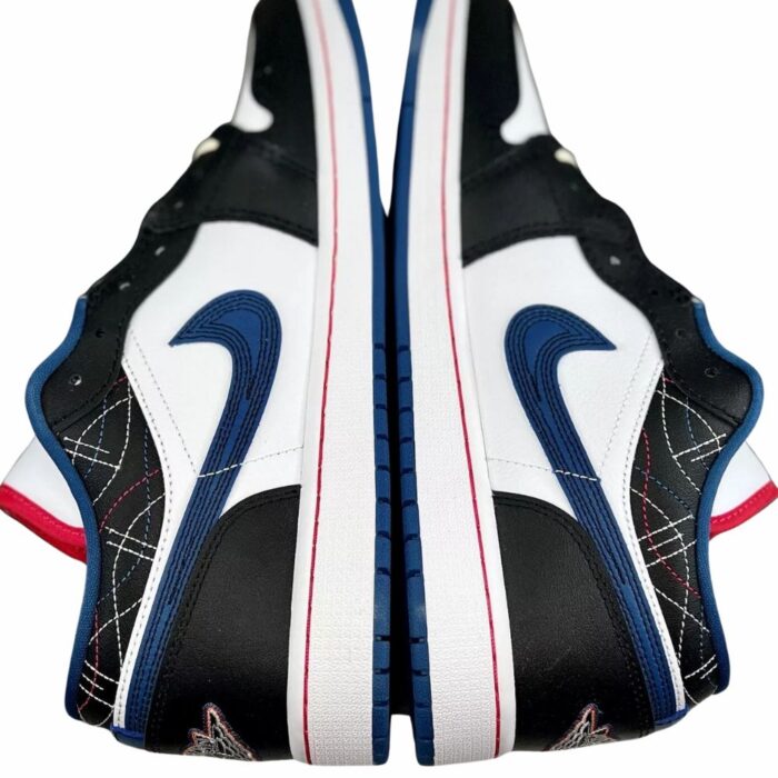 NIKE AIR JORDAN 1 LOW SE BLACK INDUSTRIAL BLUE FV3622 141 - Image 7