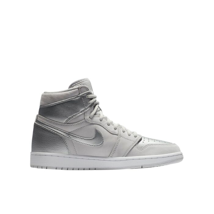 NIKE AIR JORDAN 1 HIGH OG CO JAPAN TOKYO NEUTRAL GREY WHITE METALLIC SILVER DA0382 029 - Image 2