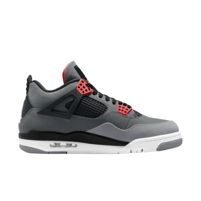 NIKE AIR JORDAN 4 INFRARED DARK GREY INFRARED BLACK CEMENT GREY DH6927 061 - Image 2