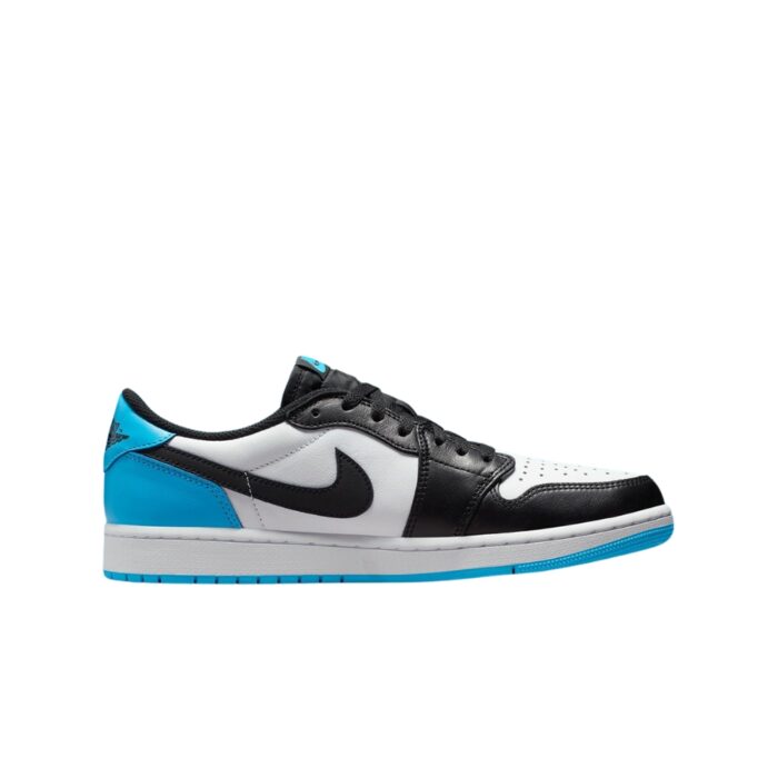 NIKE AIR JORDAN 1 LOW OG UNC WHITE DARK POWDER BLUE BLACK CZ0790 104 - Image 2