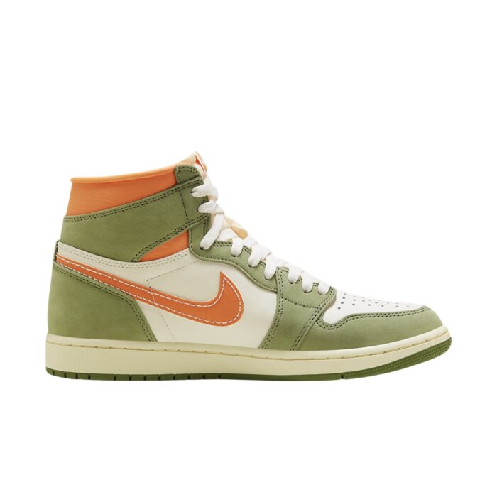 NIKE AIR JORDAN 1 HIGH OG CELADON SKY J LIGHT OLIVE BRIGHT MANDARIN COCONUT MILK PALE IVORY FB9934 300 - Image 2