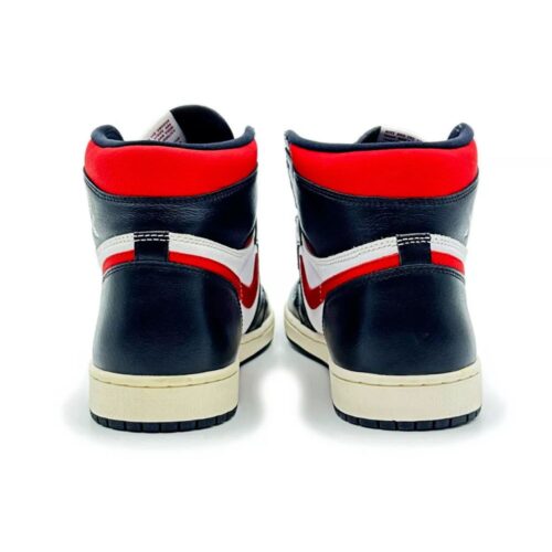 NIKE AIR JORDAN 1 RETRO HIGH BLACK GYM RED 555088 061 - Image 7