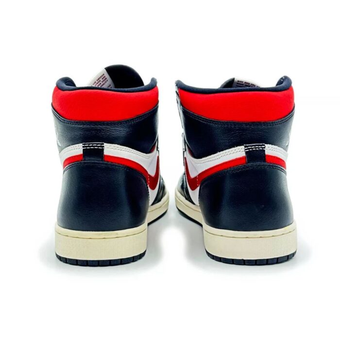 NIKE AIR JORDAN 1 RETRO HIGH BLACK GYM RED 555088 061 - Image 7